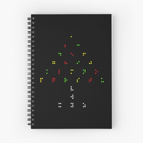 Item preview, Christmas, Holiday Gift For The Blind, Christmas Tree Braille Language, Alphabet Braille, Funny Gift designed and sold by MAZARDA.