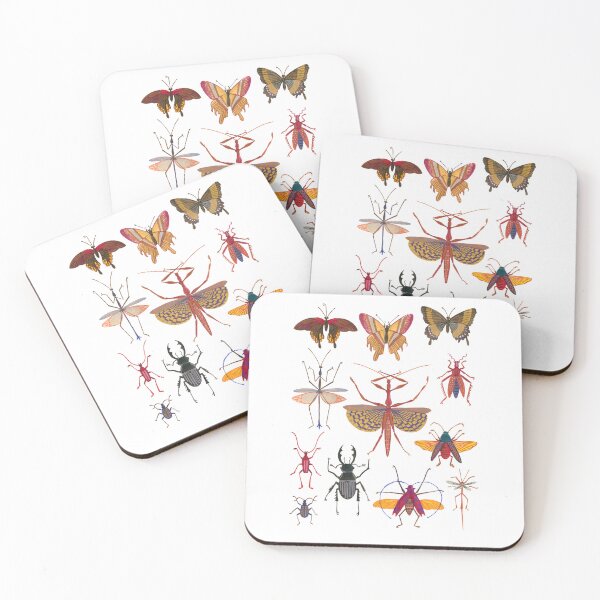 Item preview, Colorful insects, butterflies and beetles designed and sold by IrinaVaneeva.