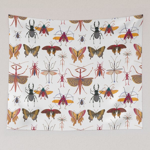 Item preview, Colorful insects, butterflies and beetles designed and sold by IrinaVaneeva.