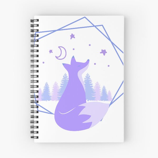 Item preview, Fox under the half ! moon designed and sold by arozdesign.