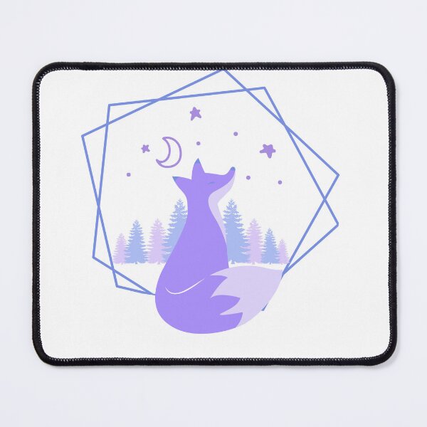 Item preview, Fox under the half ! moon designed and sold by arozdesign.