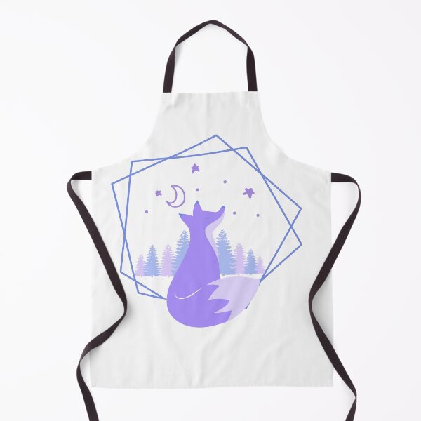 Item preview, Fox under the half ! moon designed and sold by arozdesign.