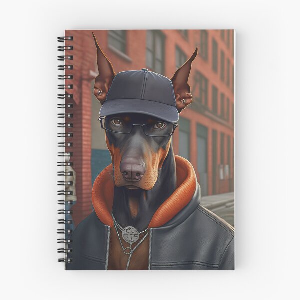 Item preview, Dobermann Hipster Dog designed and sold by Valro.