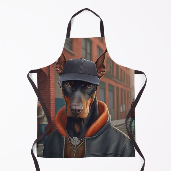 Item preview, Dobermann Hipster Dog designed and sold by Valro.