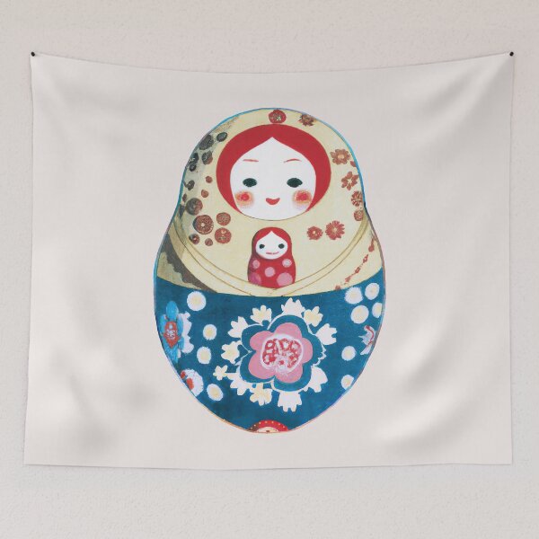 Item preview, matryoshka traditional doll designed and sold by kubranurgullu.
