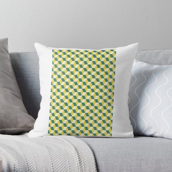 Cubism Number Three by M.A Throw Pillow