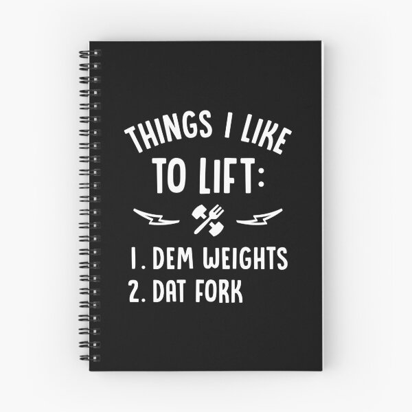 Item preview, Things I Like To Lift Dem Weights Dat Fork designed and sold by Brogress Project.