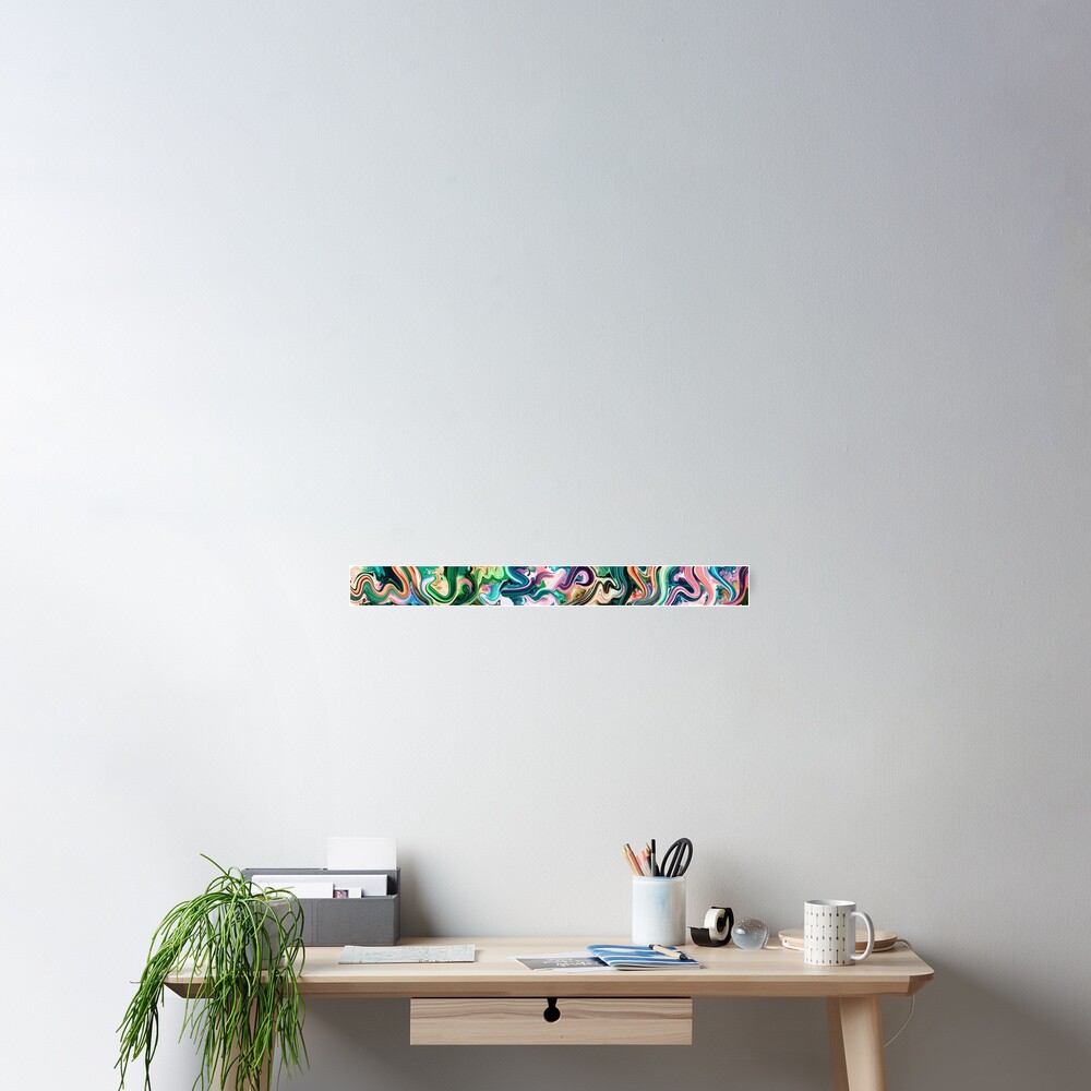 Shahada Abstract Painting Poster