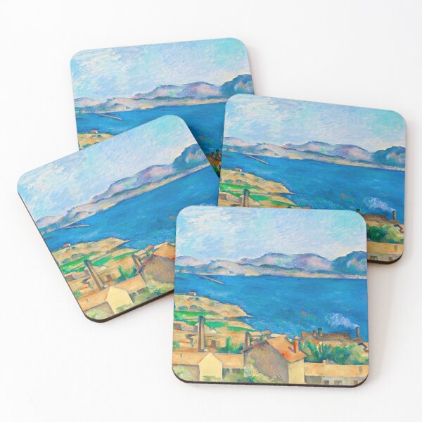 Item preview, HD PAUL CEZANNE - The Bay of Marseille designed and sold by Go Logo Designs.