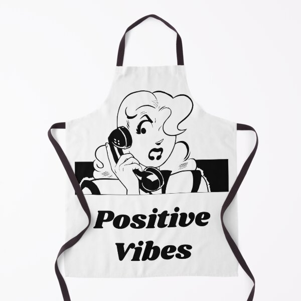 Item preview, 'Positive vibes' Angry Woman Design - Retro Illustration Design for T-shirts, mugs, phone cases and other accessories designed and sold by Ridiculam Toga.