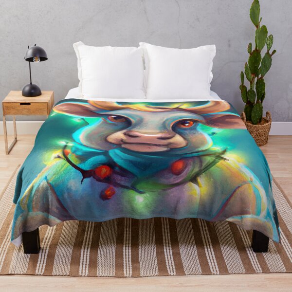 Item preview, Cute Ox Drawing designed and sold by WeHeartAnimals.