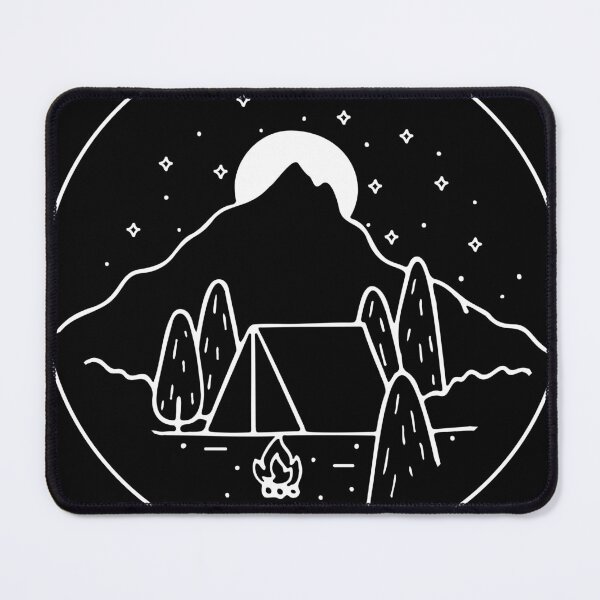 Item preview, Camping in desert designed and sold by arozdesign.