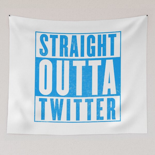 Item preview, Straight Outta Twitter designed and sold by Getsousa.
