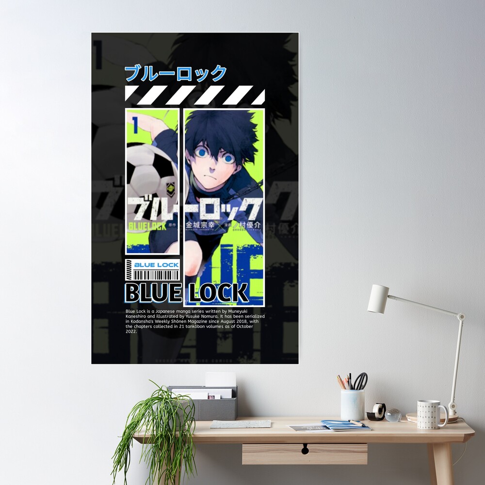 Anime Blue Lock' Poster, picture, metal print, paint by Anime Manga