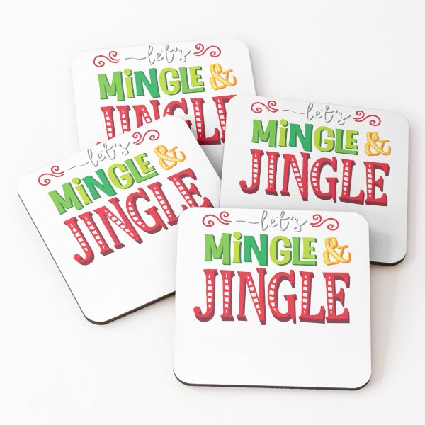 Item preview, Let's Mingle & Jingle designed and sold by W&M Store.
