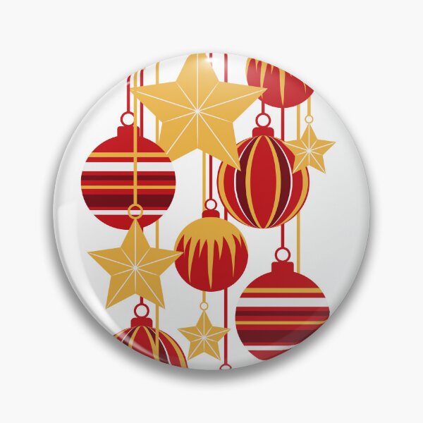 Item preview, Christmas ornaments - red, silver, gold designed and sold by WietskeWelten.