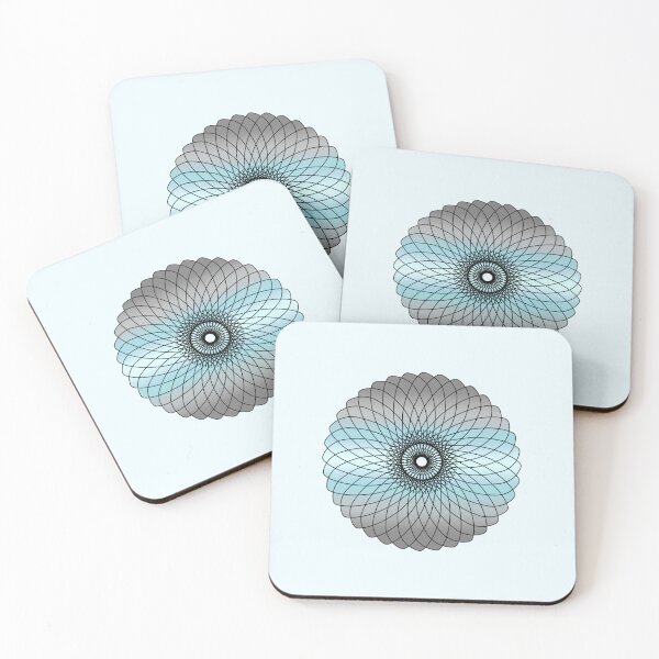 Item preview, Demiboy pride spirograph circle designed and sold by Camilla Wynter.