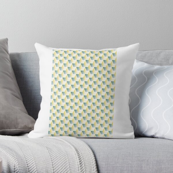 Cubism Number Five by M.A Throw Pillow