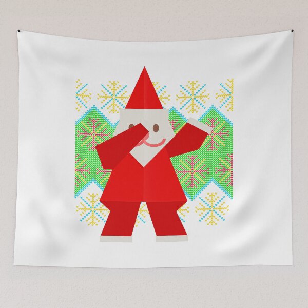 Item preview, Dabbing santa origami Dabbing santa hats designed and sold by bestdesign4u.