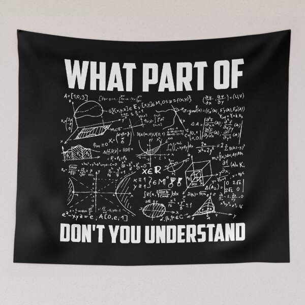 Item preview, What Part Of Don't You Understand Funny Math Teacher designed and sold by Anna Turner.