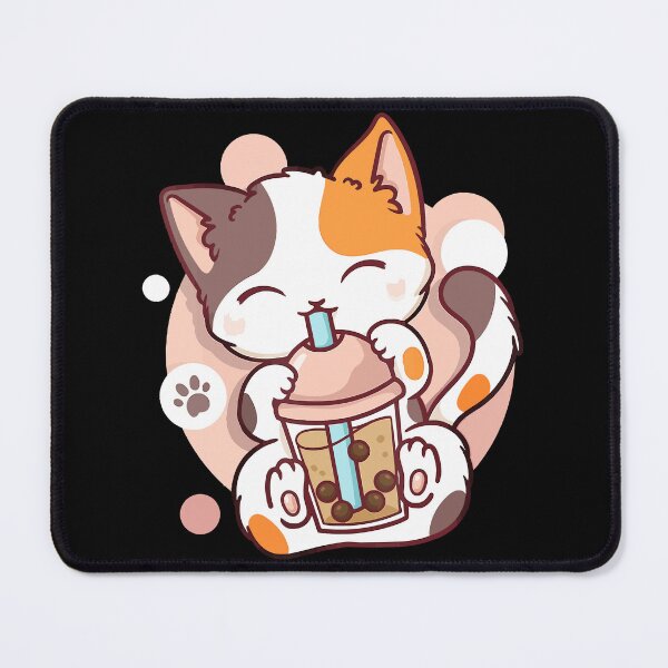 Item preview, Cat Boba Tea Bubble Tea Anime Kawaii Neko designed and sold by Anna Turner.