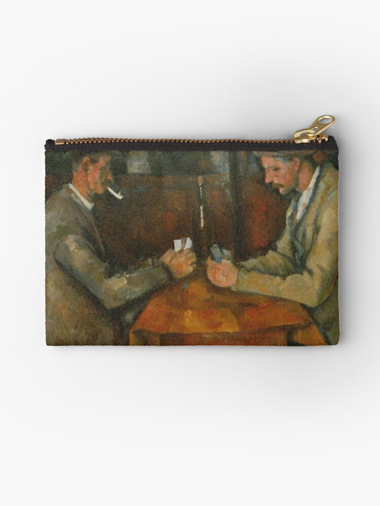 Pochette Paul Cezanne Les Joueurs De Cartes Par Bestpaintings Redbubble