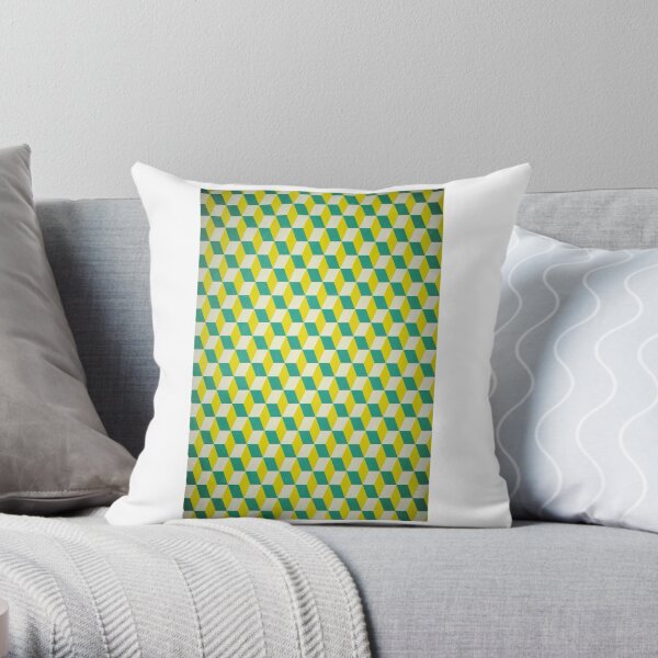 Cubism Number Six by M.A Throw Pillow