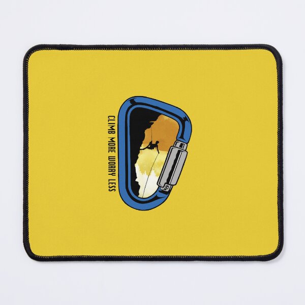 Item preview, "climb more worry less" - Blue designed and sold by ZannetPorti.