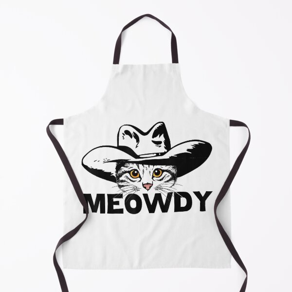 Item preview, Meowdy - Funny Mashup Between Meow and Howdy - Cat Meme designed and sold by Anna Turner.