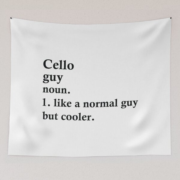 Item preview, Cello Guy Funny Cellist Definition designed and sold by woodesigner.