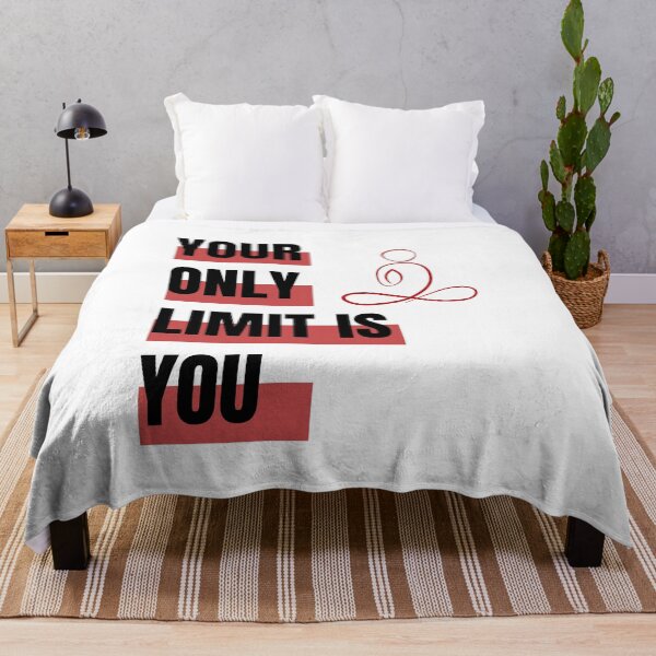 Item preview, Your Only Limit Is You Motivational And Inspirational Quotes designed and sold by Salman Hino.