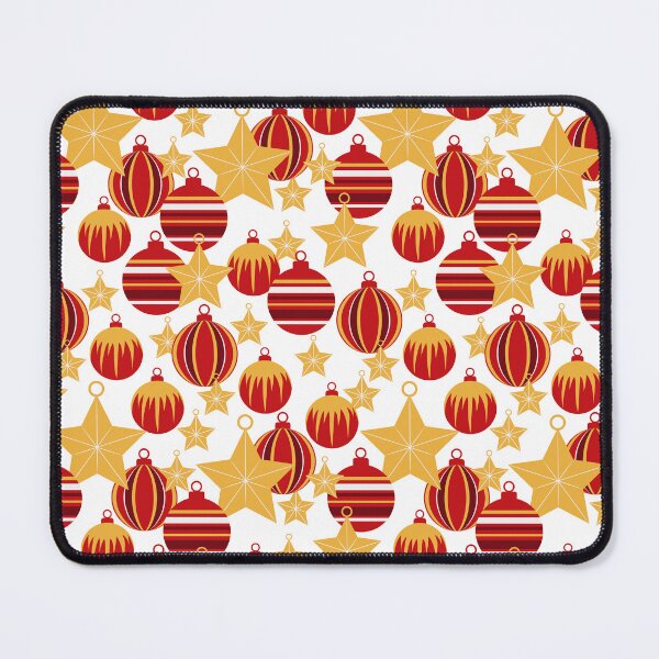 Item preview, Christmas ornaments - red, silver, gold - pattern designed and sold by WietskeWelten.
