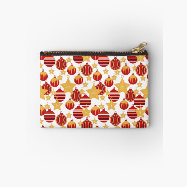 Item preview, Christmas ornaments - red, silver, gold - pattern designed and sold by WietskeWelten.