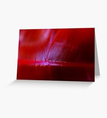 "Natural Red" Greeting Card