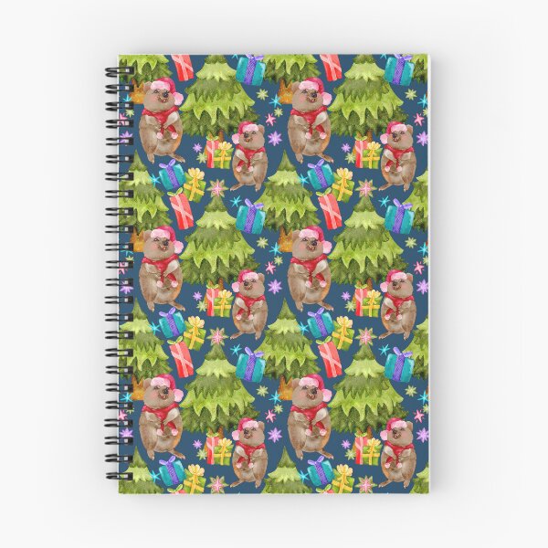 Item preview, Christmas Quokka Pattern designed and sold by Sketchbook Designs.
