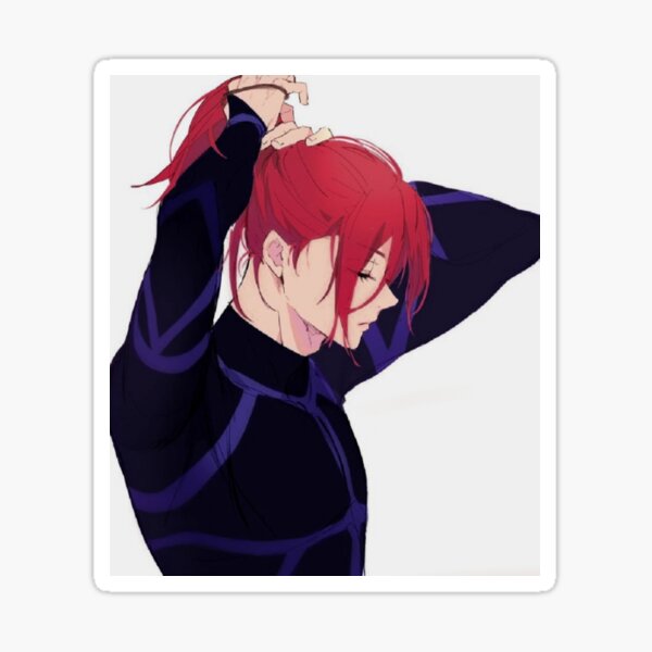 Item preview, Hyoma Chigiri Fixing his Hair designed and sold by AveryFitch.