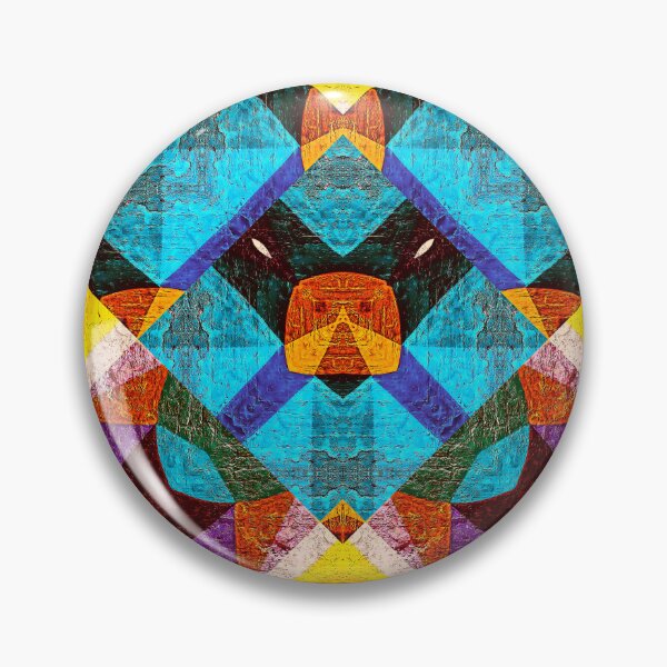 Item preview,  POWERFUL LUMINOUS RADIAL COSMIC LABYRINTH PATCHWORK -  SPIRITUAL AWAKENING CUBIC GEOMETRIC ART PATTERN IN DEEP* designed and sold by Ralek.