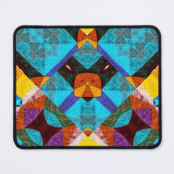 Item preview,  POWERFUL LUMINOUS RADIAL COSMIC LABYRINTH PATCHWORK -  SPIRITUAL AWAKENING CUBIC GEOMETRIC ART PATTERN IN DEEP* designed and sold by Ralek.