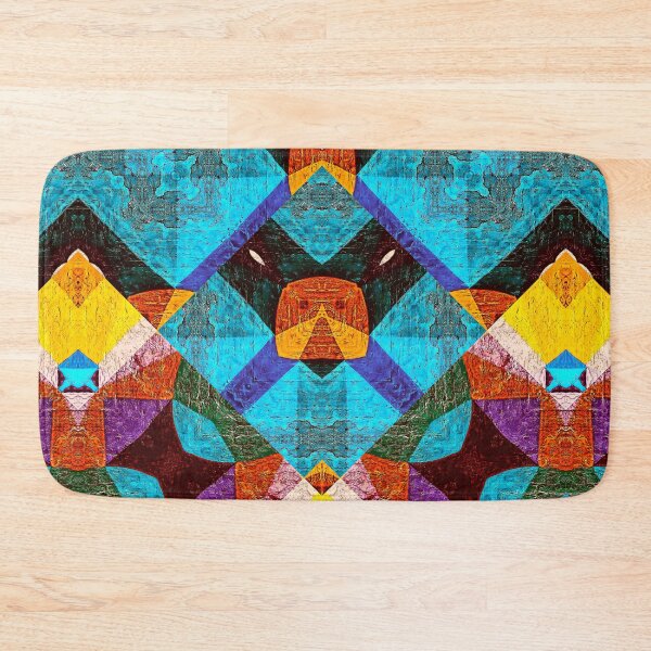 Item preview,  POWERFUL LUMINOUS RADIAL COSMIC LABYRINTH PATCHWORK -  SPIRITUAL AWAKENING CUBIC GEOMETRIC ART PATTERN IN DEEP* designed and sold by Ralek.
