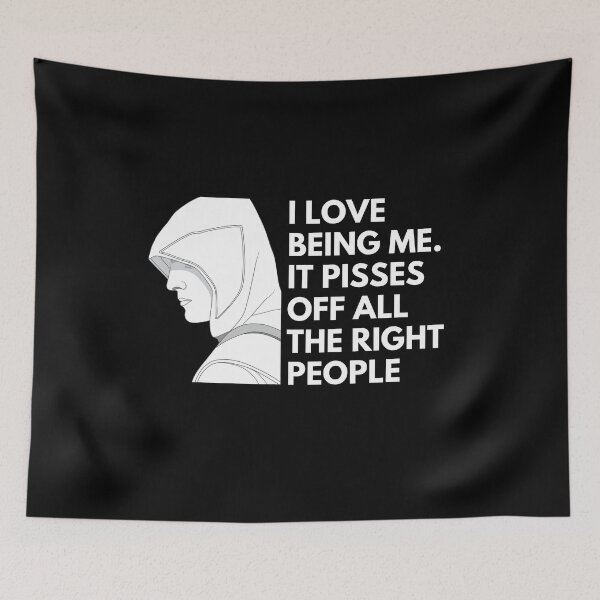 Item preview, I love being me. It pisses off all the right people - Quotes Funny | Funny Sarcastic Sayings Funny Sayings designed and sold by FitBeast.