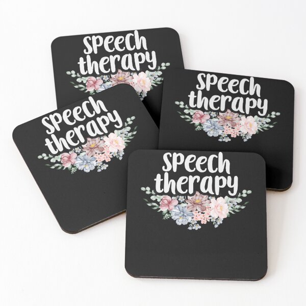 Item preview, Cute Floral Speech Therapy / Cute Speech Language Pathologist Gift / Colored Hear designed and sold by Chamssou.