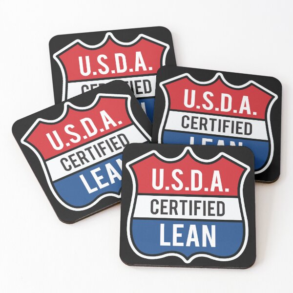Item preview, USDA Certified Lean designed and sold by TheDesignIgloo.