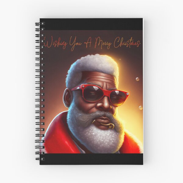 Item preview, Wishing you A Merry Christmas from Black Santa designed and sold by SurrealeyeSEA.
