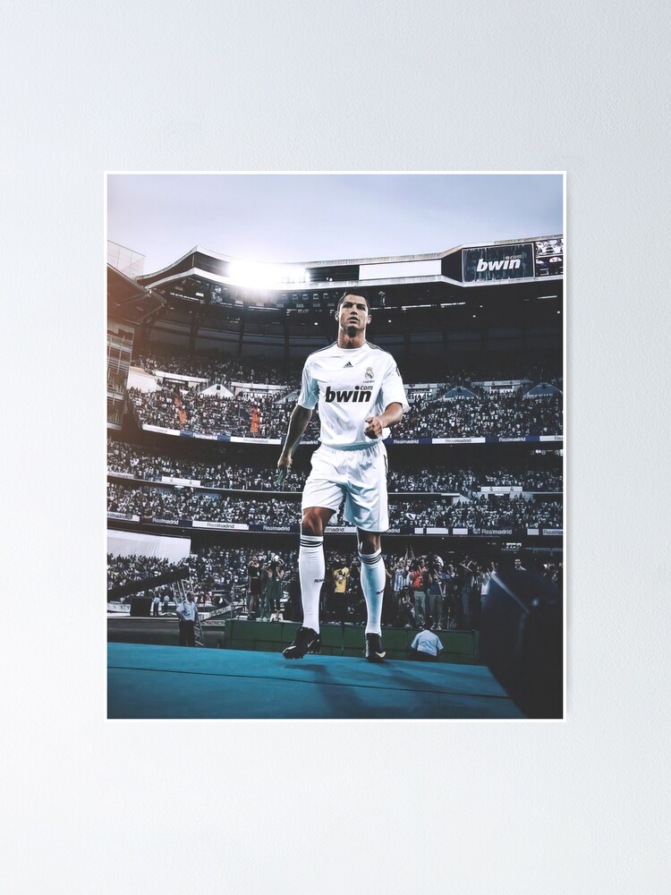 Download Bwin White Jersey Cristiano Ronaldo iPhone Wallpaper