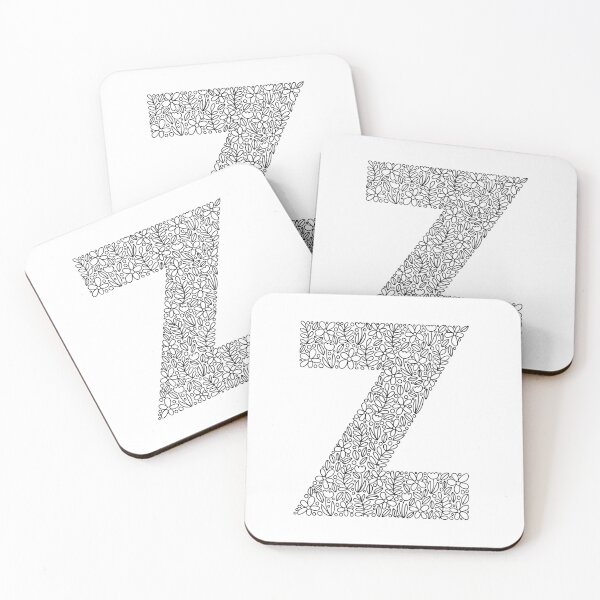 Item preview, Floral Letter - Z designed and sold by Trine Tollefsen.