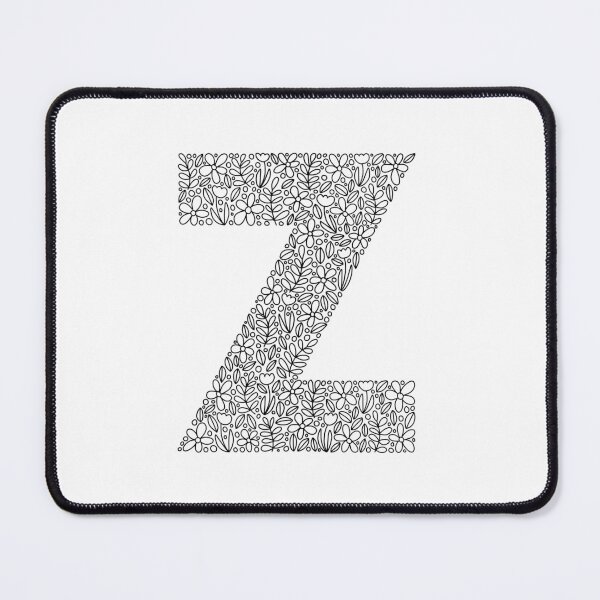 Item preview, Floral Letter - Z designed and sold by Trine Tollefsen.