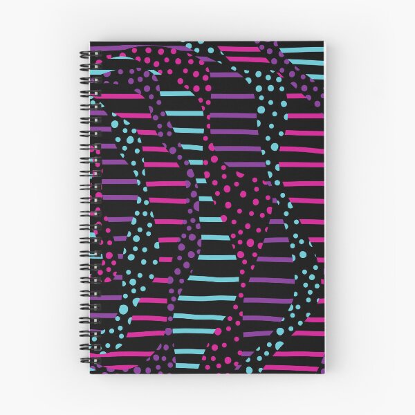 Item preview, Spots and Stripes 2 - Pink, Purple, Blue and Black designed and sold by LAEC-Shop.