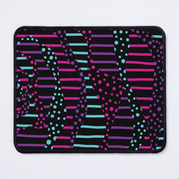 Item preview, Spots and Stripes 2 - Pink, Purple, Blue and Black designed and sold by LAEC-Shop.