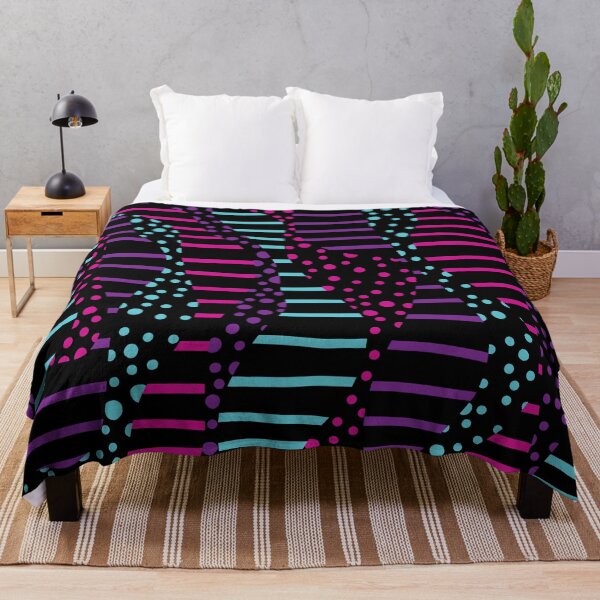 Item preview, Spots and Stripes 2 - Pink, Purple, Blue and Black designed and sold by LAEC-Shop.