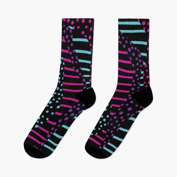 Item preview, Spots and Stripes 2 - Pink, Purple, Blue and Black designed and sold by LAEC-Shop.